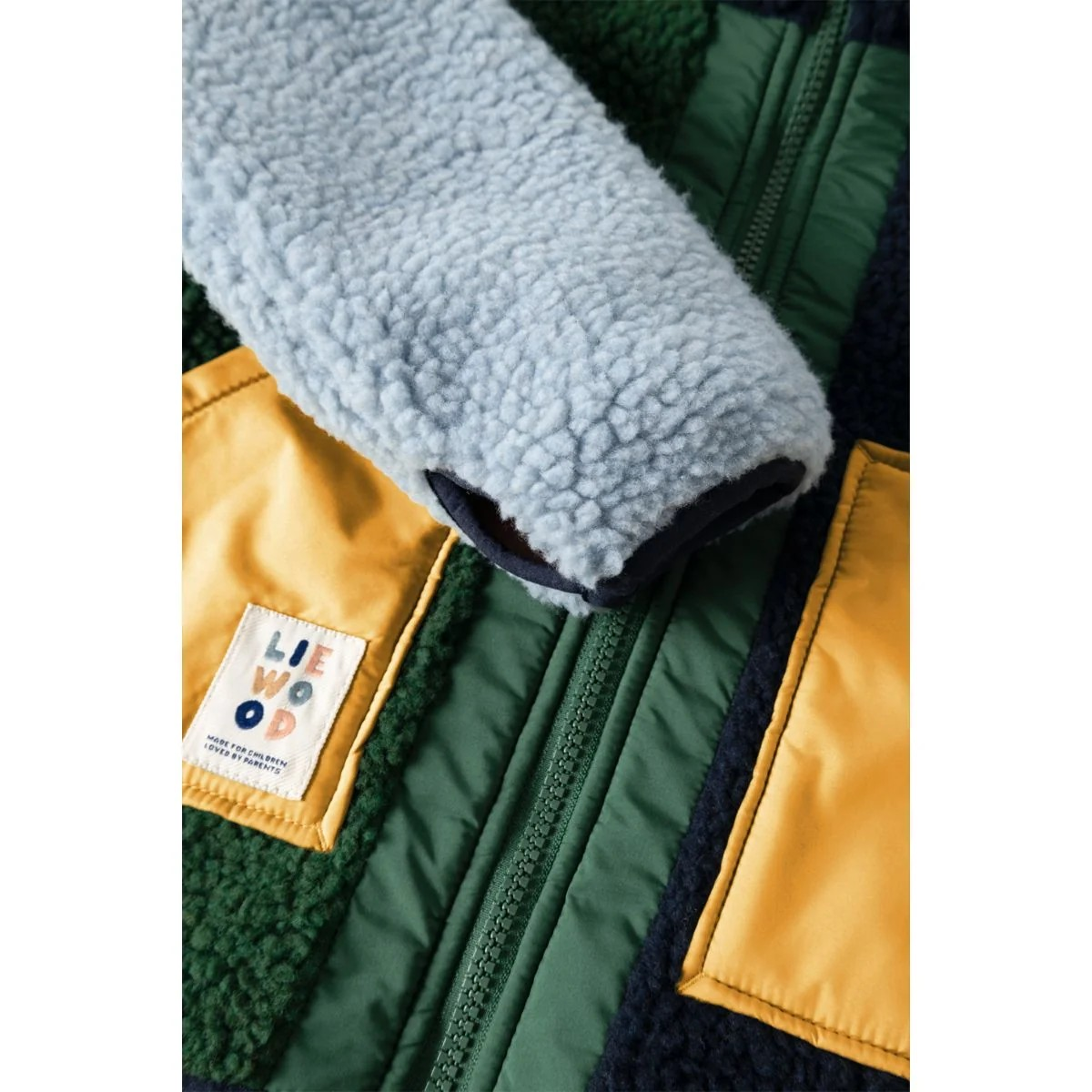 Liewood - NOAM Fleecejas - Garden Green