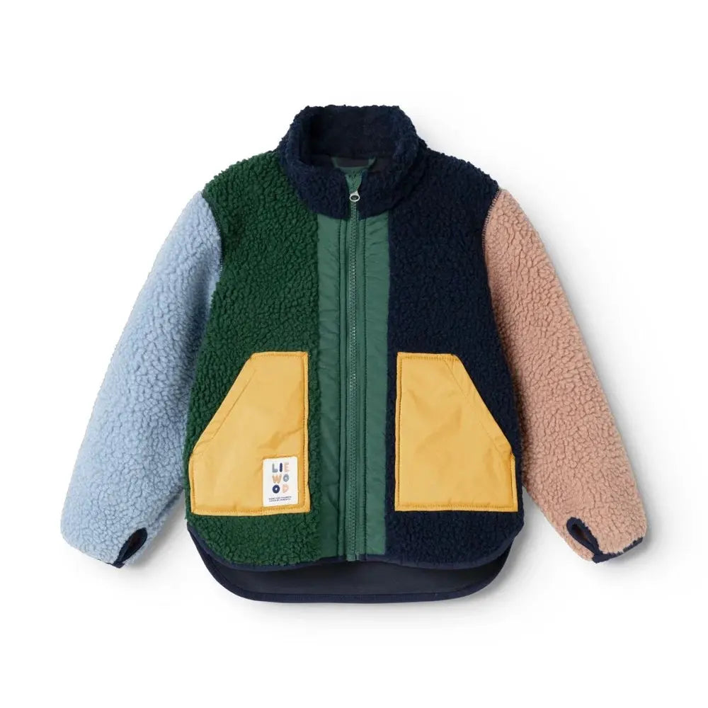 Liewood - NOAM Fleecejas - Garden Green