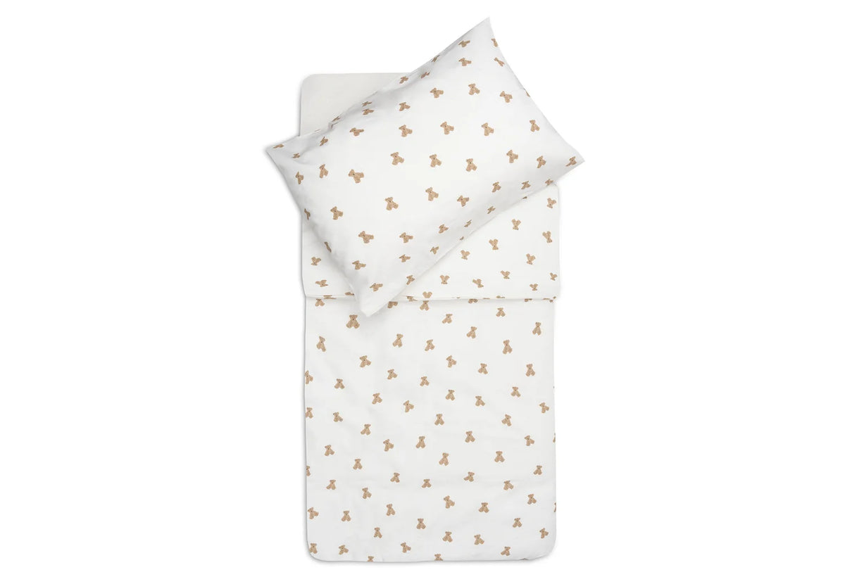 Jollein Dekbedovertrek met sloop 100x140cm - Mini Teddy Bear