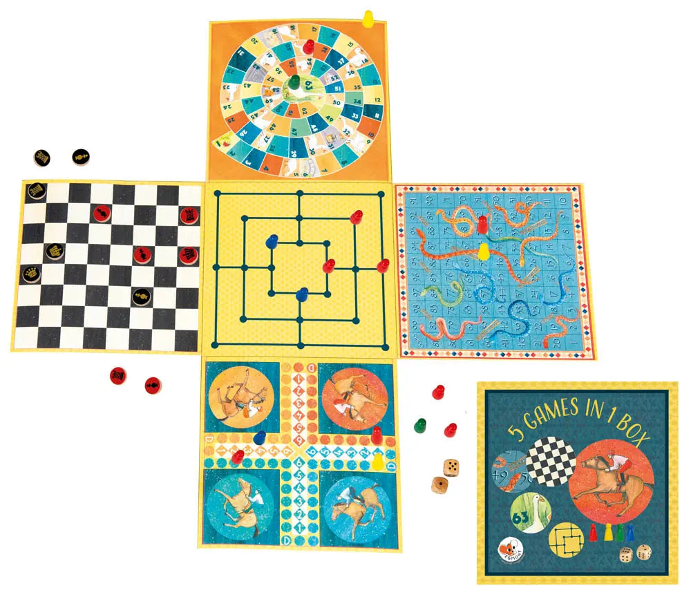 Egmont Toys - Vijf Spellen In Een Doos