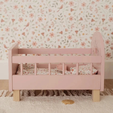 Little Dutch Houten Poppenbedje - Roze