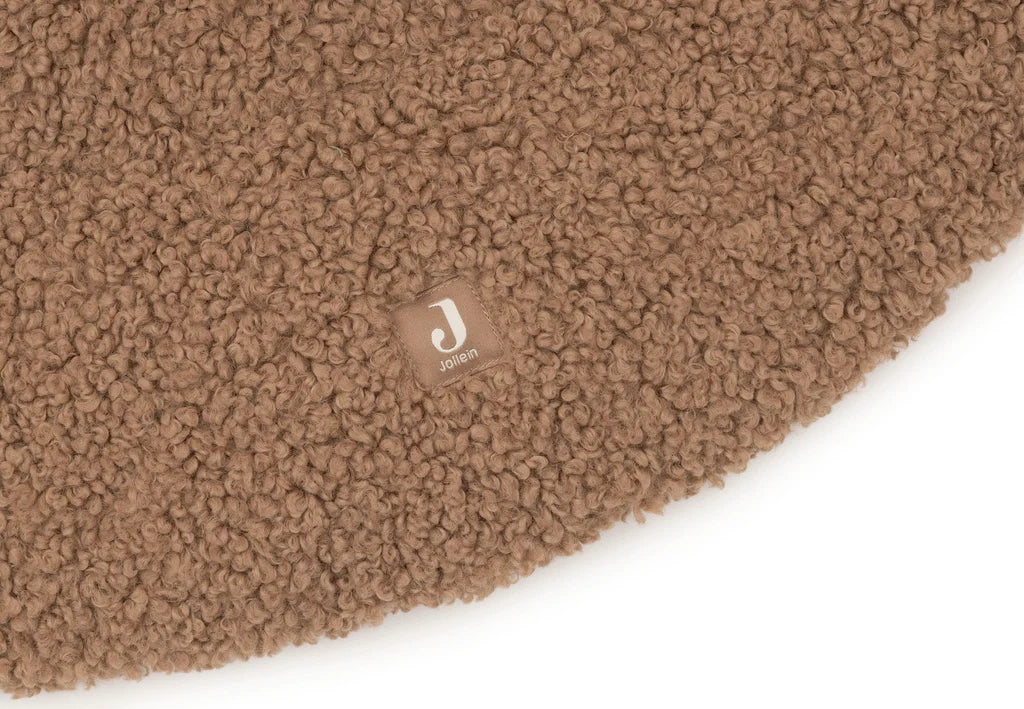 Jollein Boxkleed Rond Ø 95cm Curlé - Dark Hazel