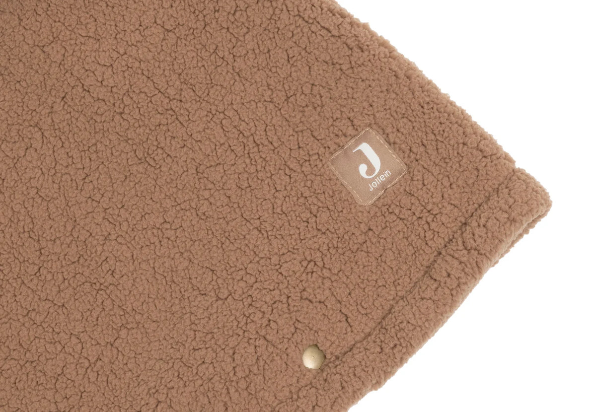 Jollein Cosy Poncho Teddy Fleece - Dark Hazel