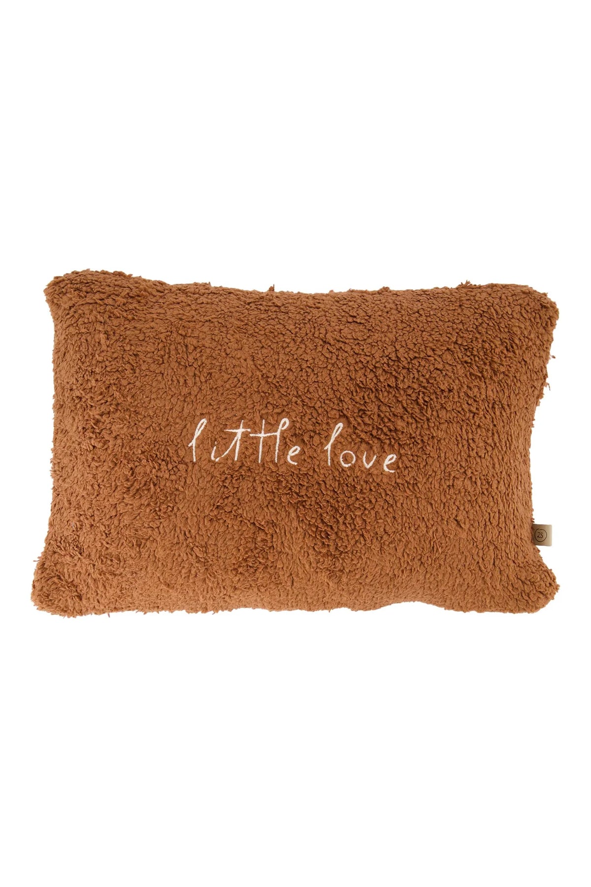 Zusss Kussen Teddy Little Love 35x25cm - Dark Brown
