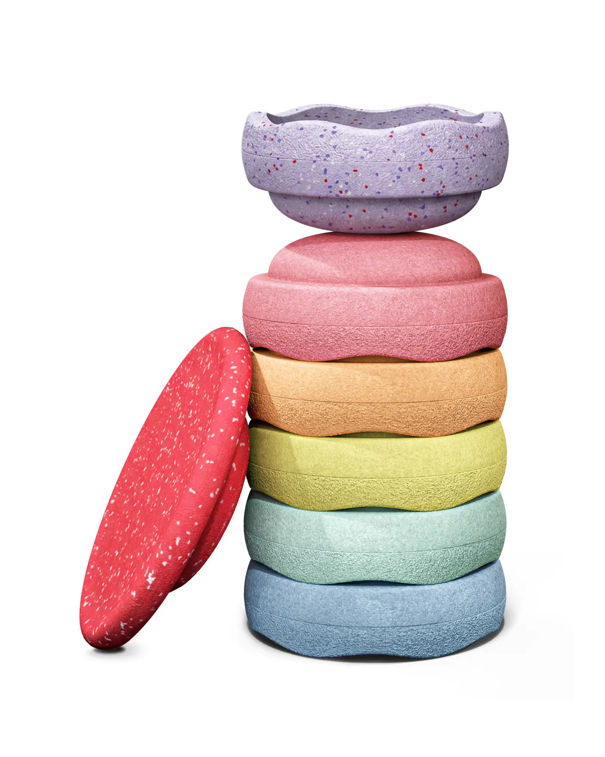 Stapelstein Winter Special Rainbow Set Pastel