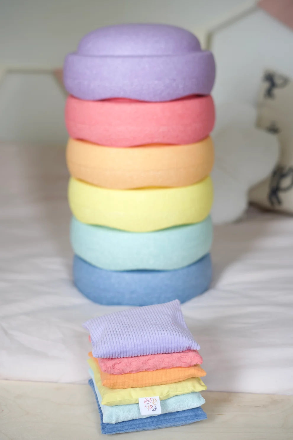 Pit&Play Sensorische Pittenzakjes - Pastel