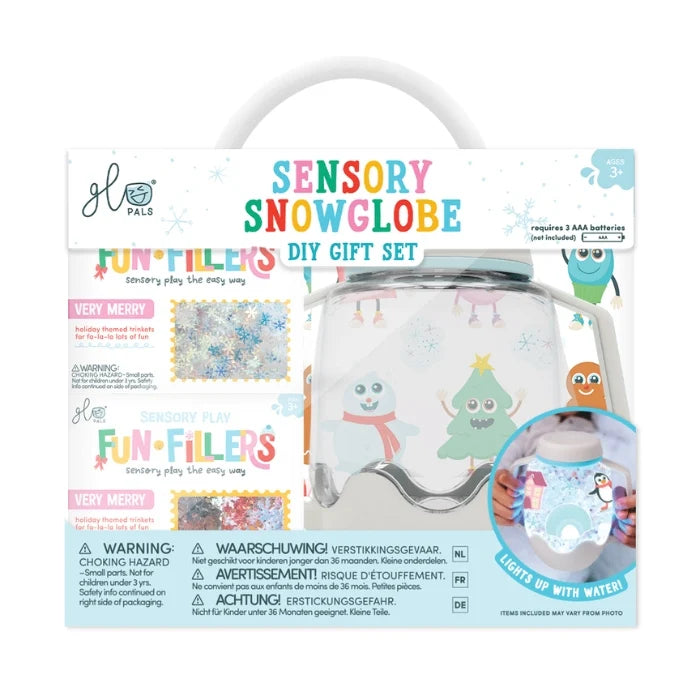 Glo Pals DIY Sensory Speelbeker - Snowglobe