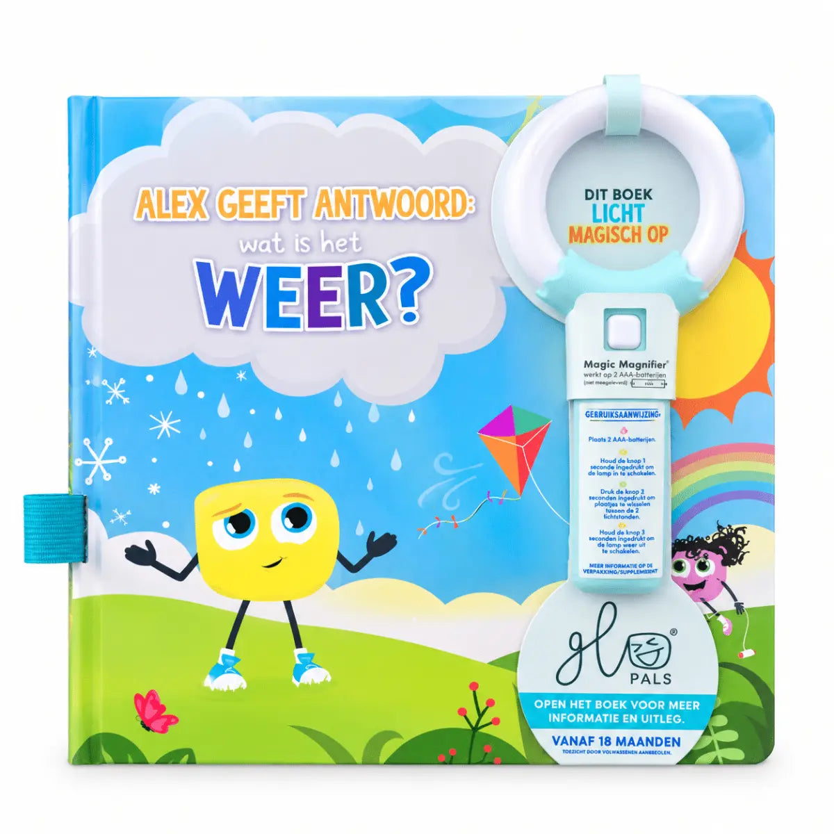 Glo Pals Interactief Verlicht Boek - Alex Geeft Antwoord: Wat Is Het Weer?