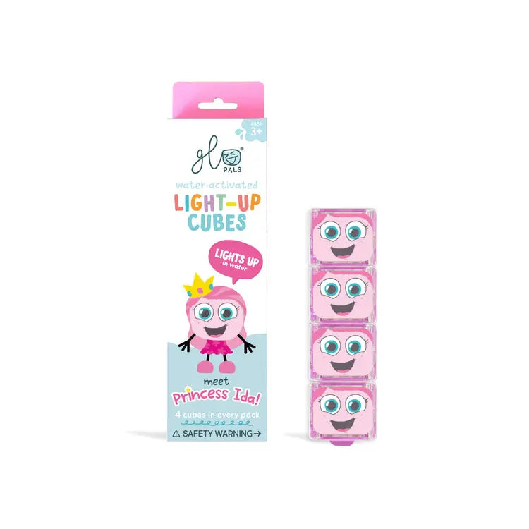 Glo Pals Lichtgevend Badspeelgoed Light Up Cubes 4 - Pack - Ida