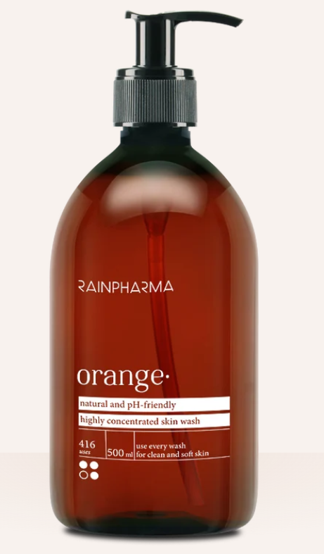Rainpharma Skin Wash 500ml - Orange