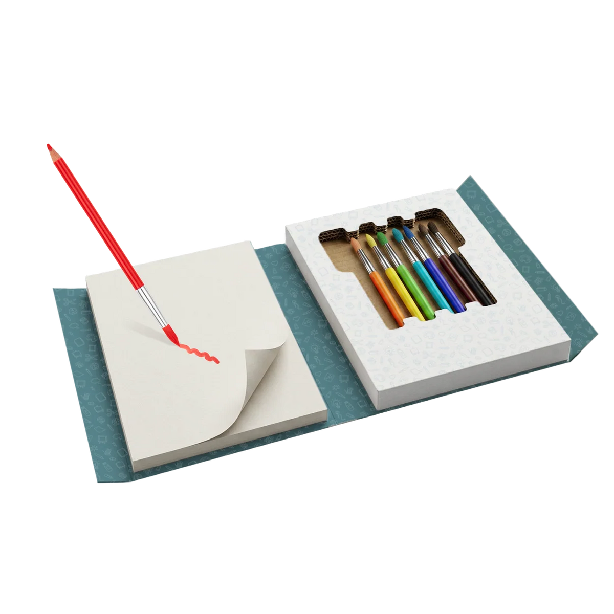 Kidywolf KidydrawPad Kit - Aquarelset