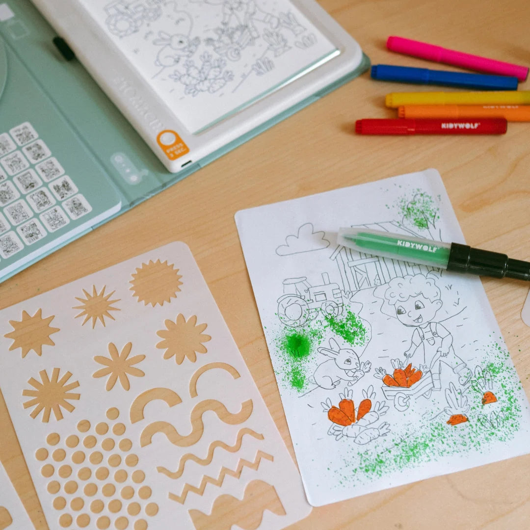 Kidywolf KidydrawPad Kit - Glitterset