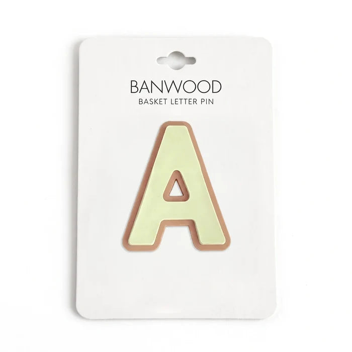 Banwood Basket Pins - Alphabet