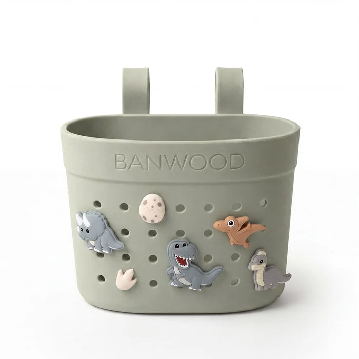 Banwood Pin&Ride Fietsmand - Olive
