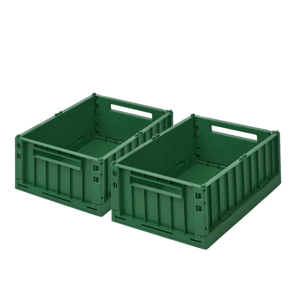 Liewood Weston Kleine Plooiboxen 2 Stuks - Green
