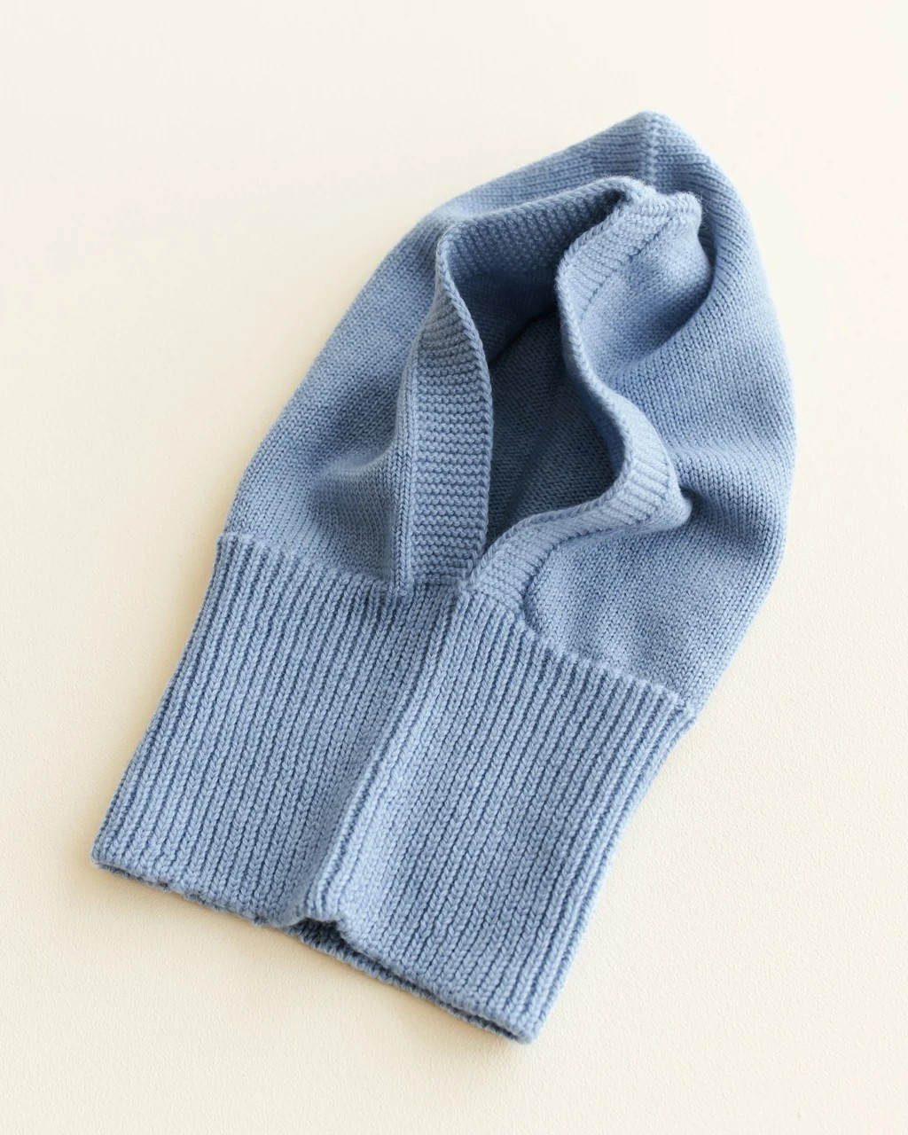 Hvid Balaclava - Light Blue