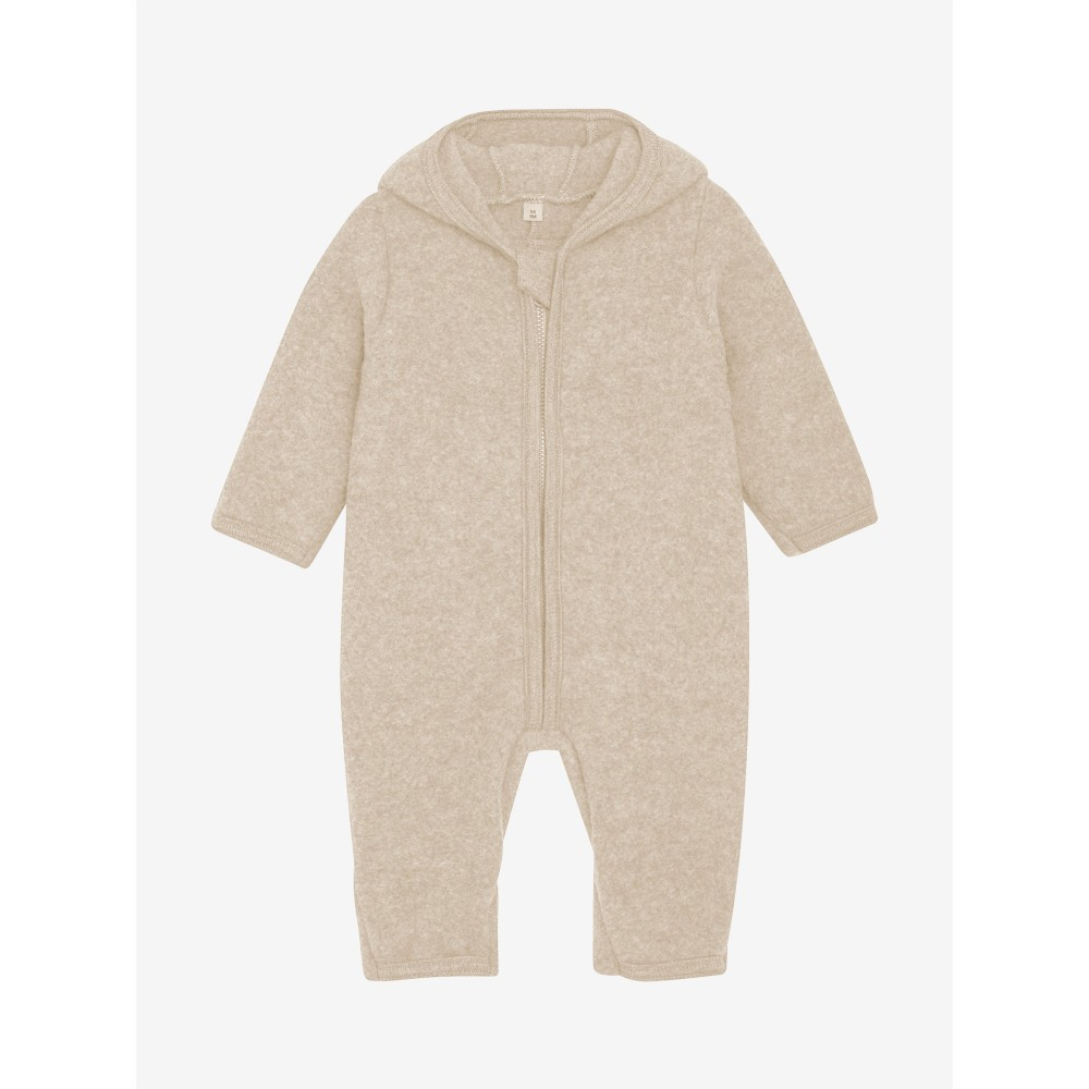 HUTTEliHUT Wollen Fleece Winterpak - Sand Melange