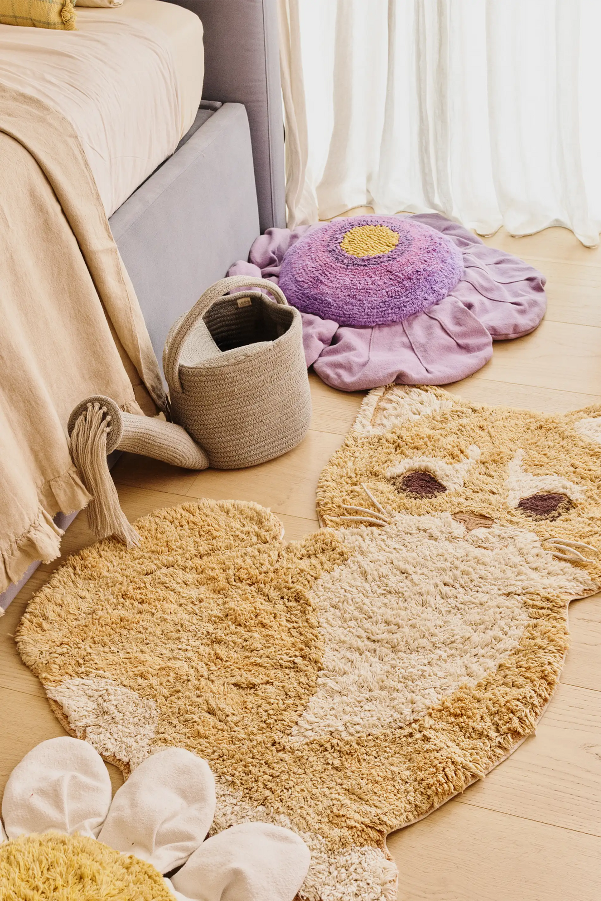 Lorena Canals Washable Rug 85x130cm - Ginger The Cat