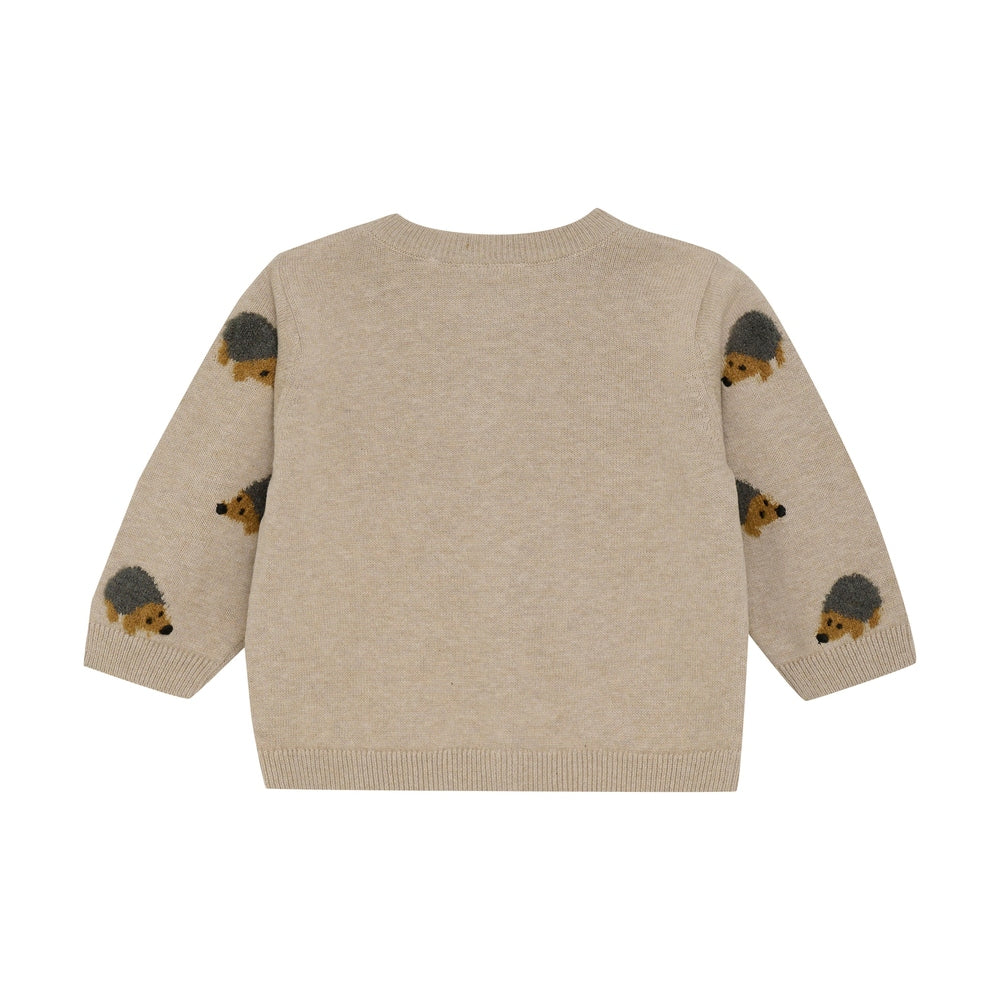 Minymo Gebreide Cardigan - Egel