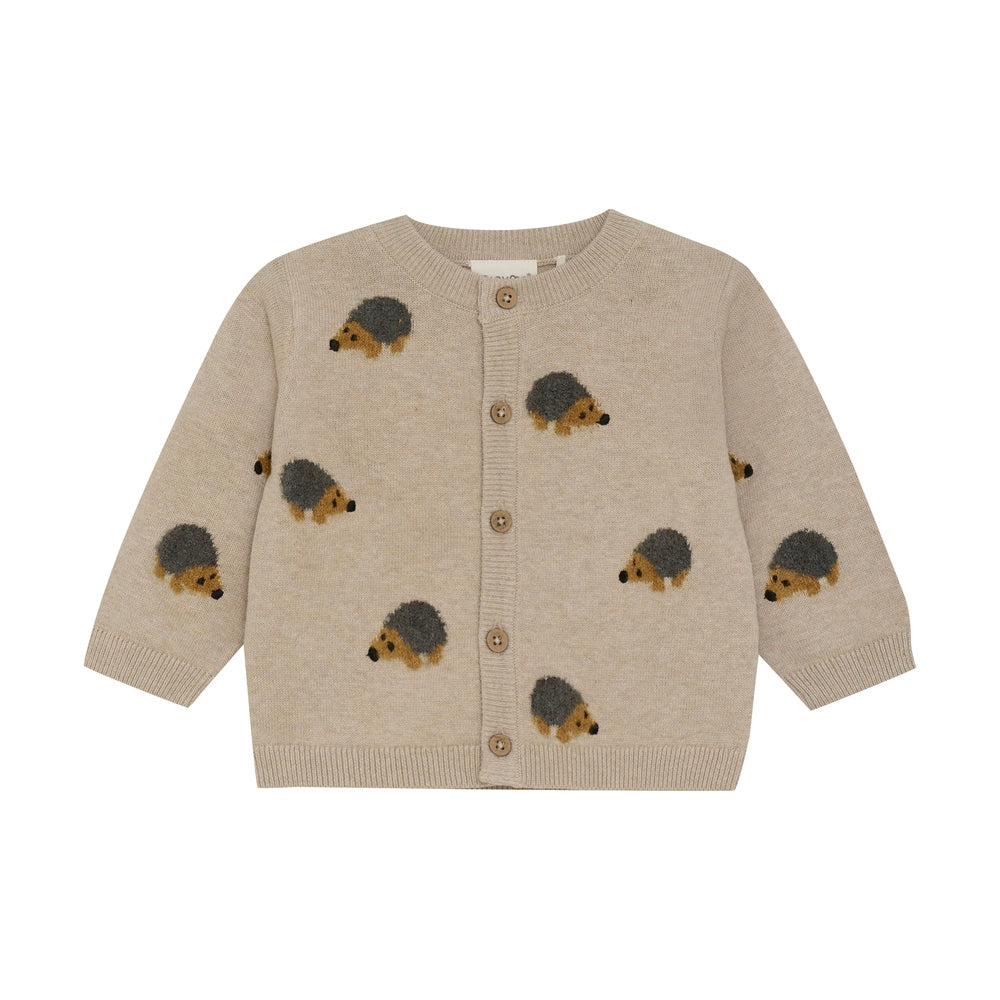Minymo Gebreide Cardigan - Egel