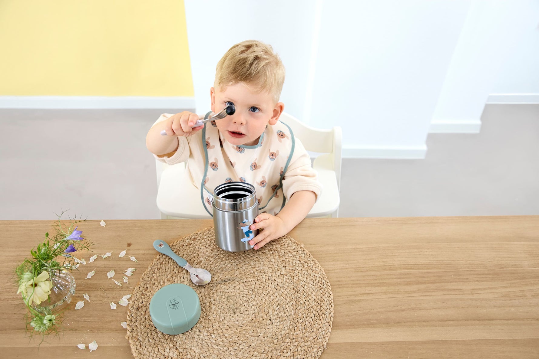 Lässig Bewaarpot/Thermos Voedselcontainer / Food Jar - Tiny Team Dog