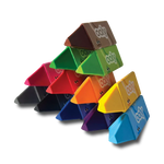 Ooly Vrolijke Jumbo Driehoekskrijtjes | Set Van 12