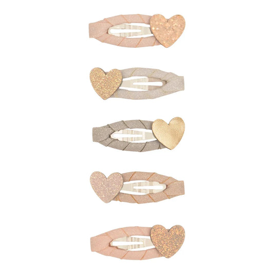 Mimi & Lula - Teeny Heart Mini Clic Clacs - Klemmetjes Met Hartjes