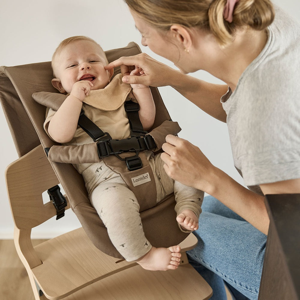 Leander Newborn Set Voor Louie Eetstoel - Mocca