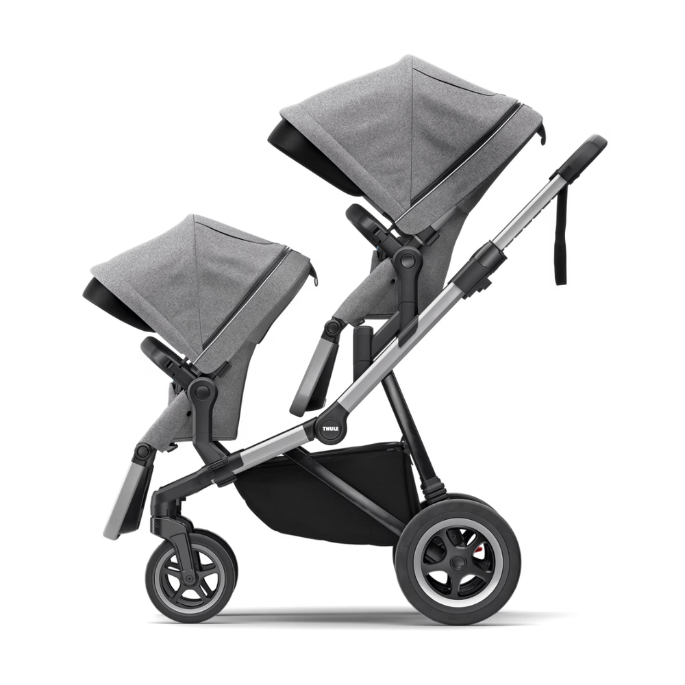 Thule Sleek Kinderwagen + WIEG - Grey Melange