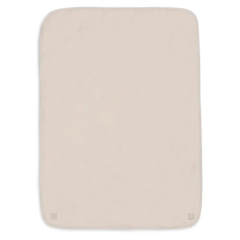 Jollein - Wiegdeken 75x100cm - Basic Jersey/Sherpa - Oatmeal