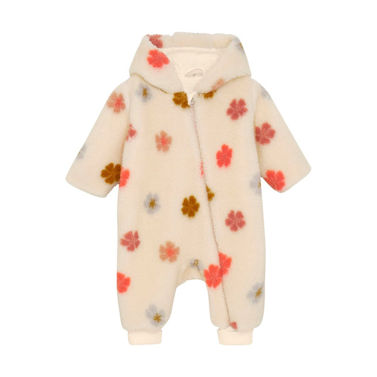 Minymo Teddy Onesie - Flowers