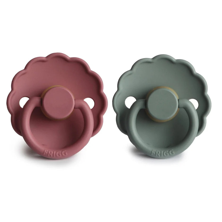Frigg 2-Pack Daisy - Silicone - Dusty Rose/Lily Pad (T1)