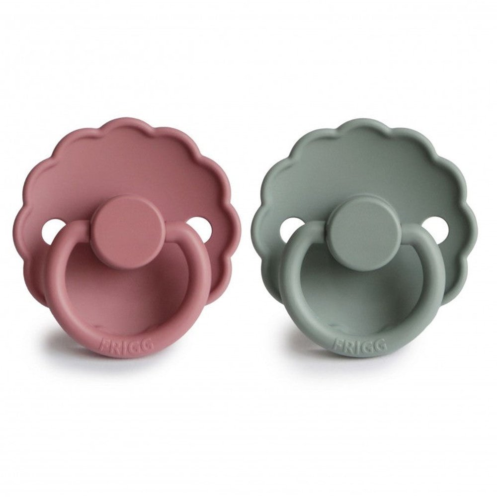 Frigg 2-Pack Daisy - Silicone - Dusty Rose/Lily Pad (T1)