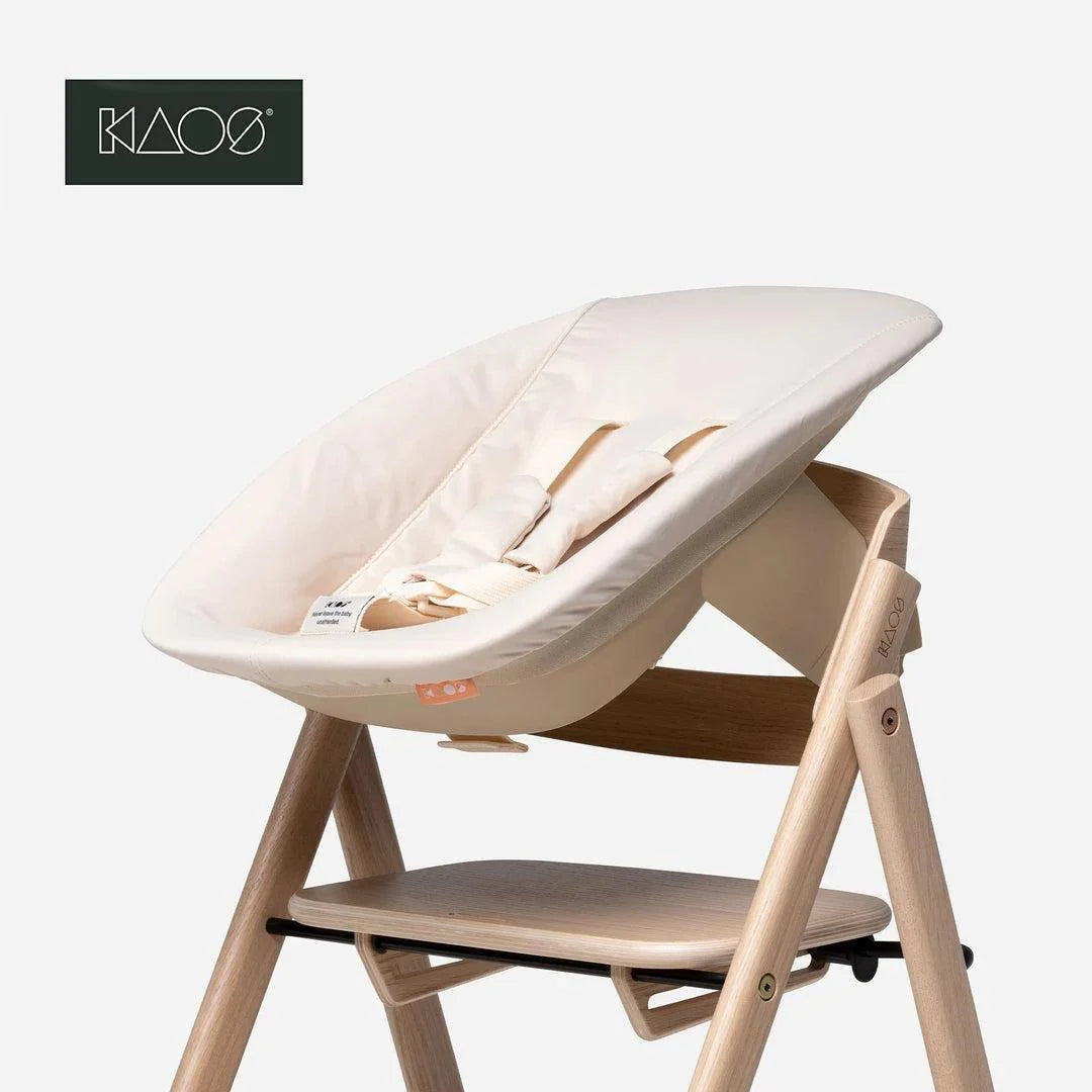 Kaos Klapp Babyzitje - Duurzaam en Veilig Babyseat voor Klapp Kinderstoel - Off White / Ivory