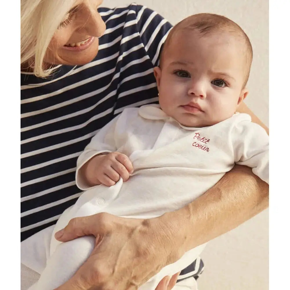 Petit Bateau | Katoenen Slaappakje ‘Petit Coeur’