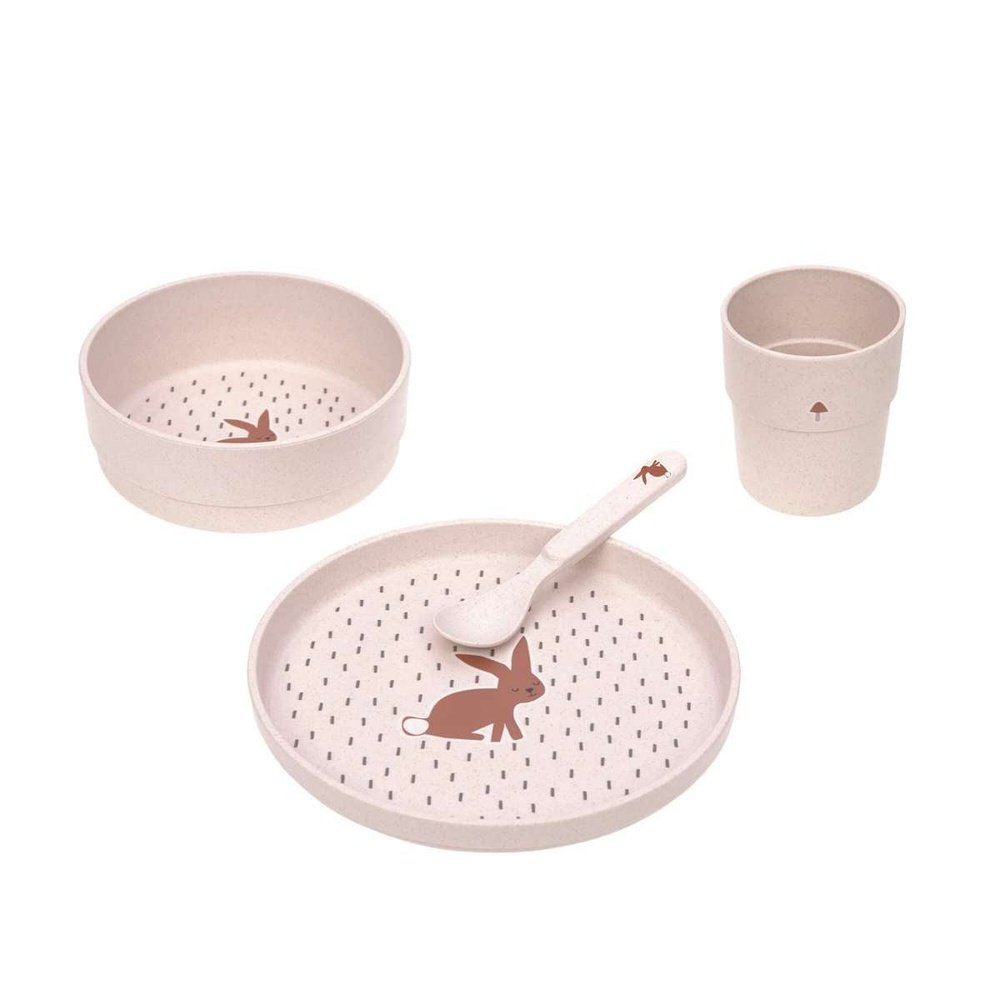Lässig Kinderservies Set (Bord-Kom-Beker-Lepel) - Little Forest Bunny