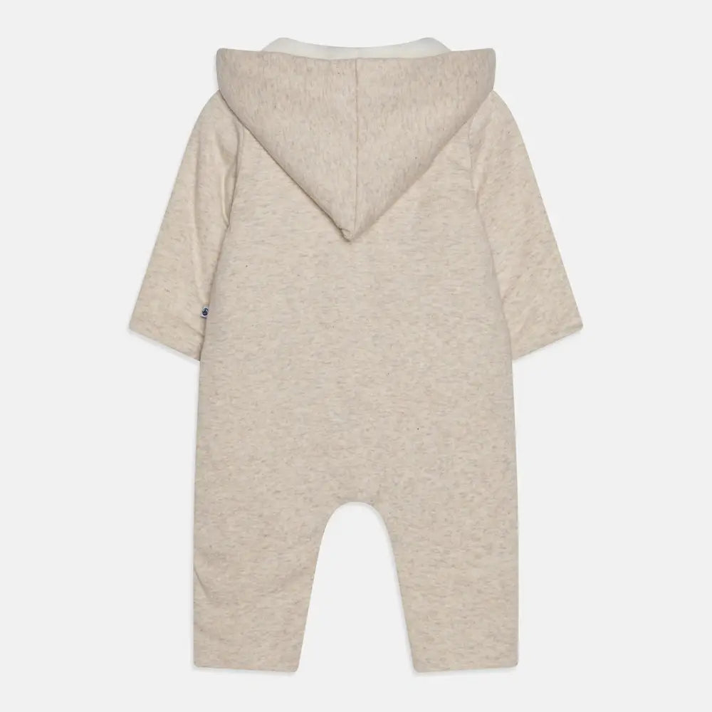 Petit Bateau | Warm Gewatteerd Winterpakje Met Capuchon Van Bio-Katoen