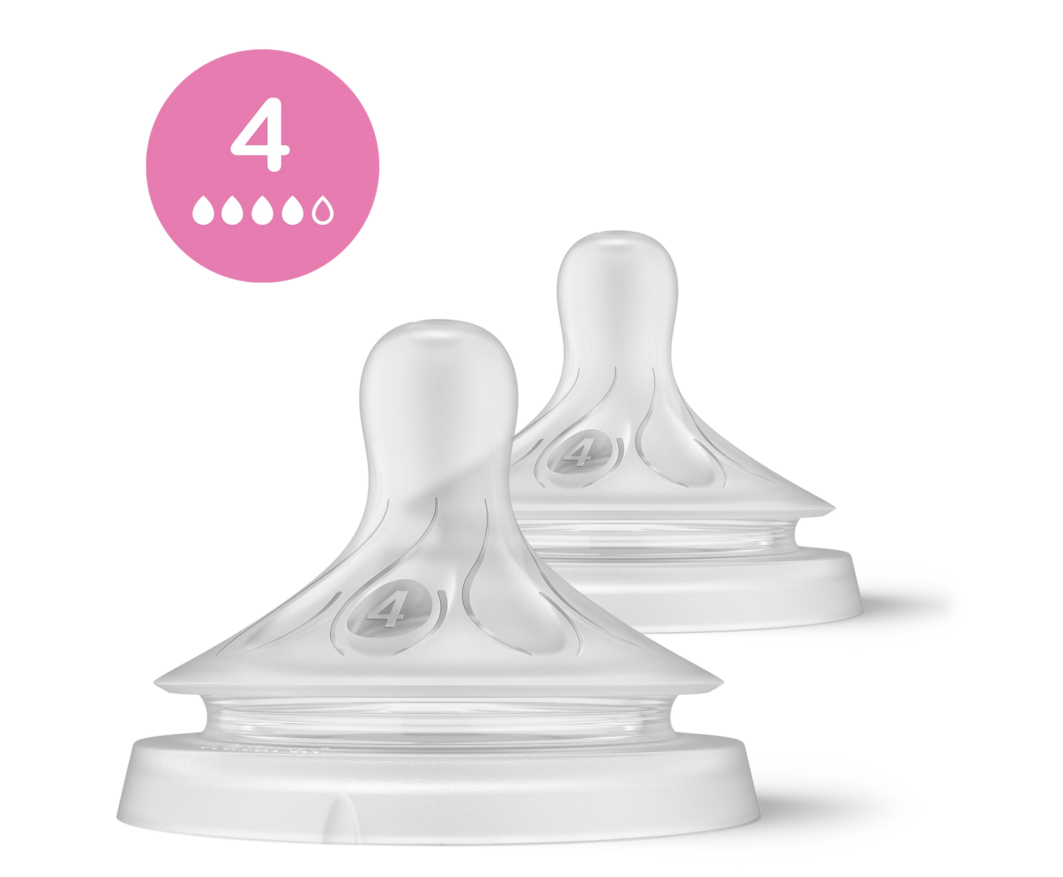 Philips Avent Natural Response Spenen 4  Fast – 2-Pack