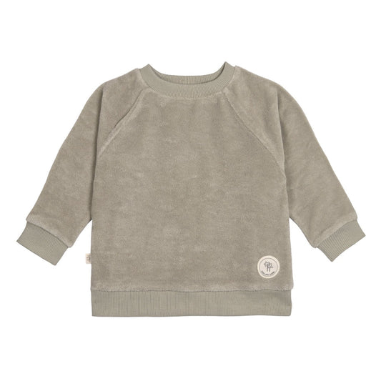 Lässig Terry Sweater - Olive
