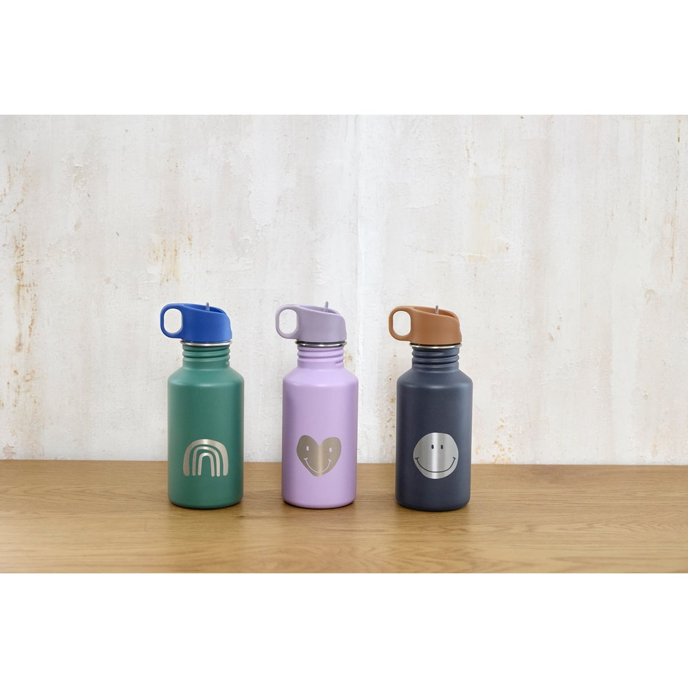Lässig Drinkfles RVS Little Gang (500 Ml) - Heart Lilac