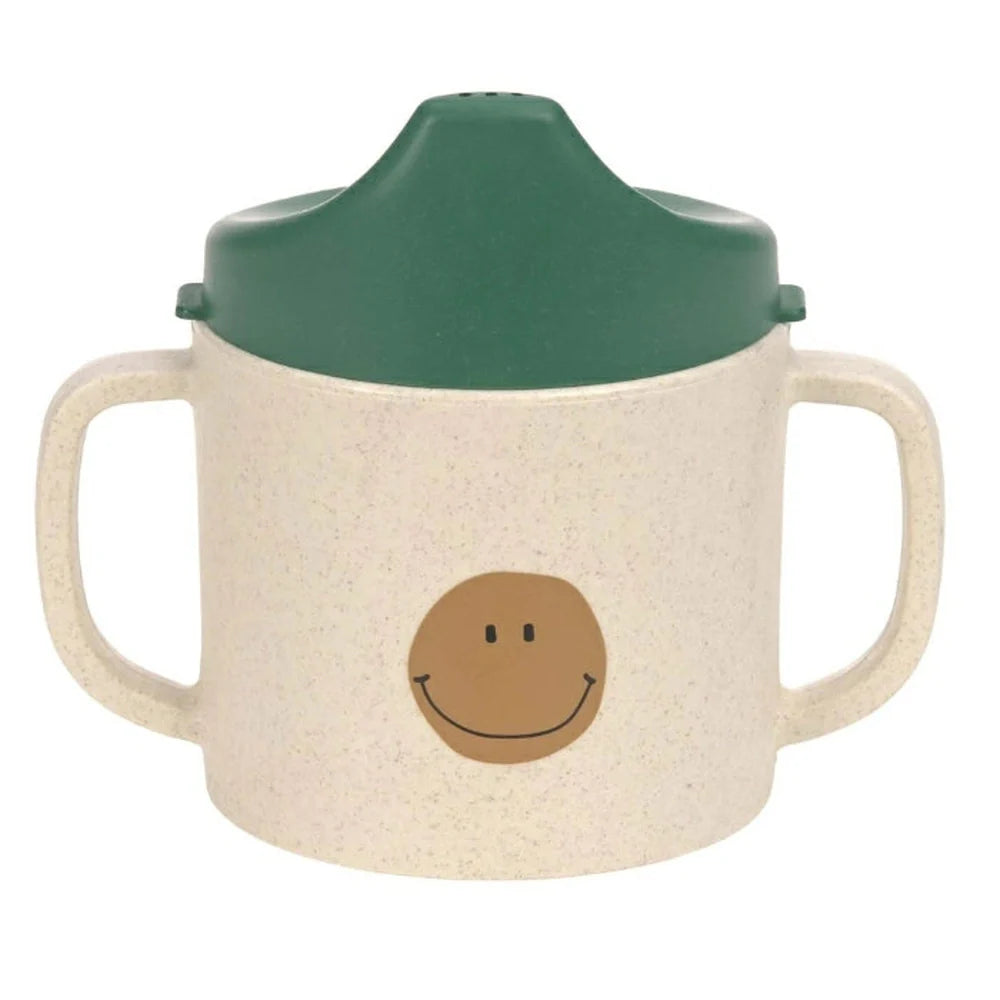 Lassig Sippy Cup - Happy Rascals Smile Green