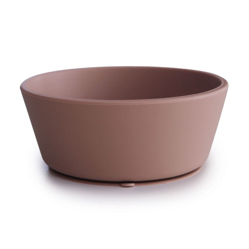 Mushie Siliconen Kommetje En Zuignap - Cloudy Mauve
