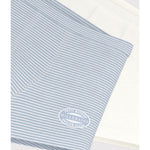 Petit Bateau Set Van 2 Boxershorts Voor Jongens - Wit/Lichtblauw gestreept En Wit