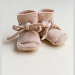 Hvid Original Booties 0-9m - Apricot