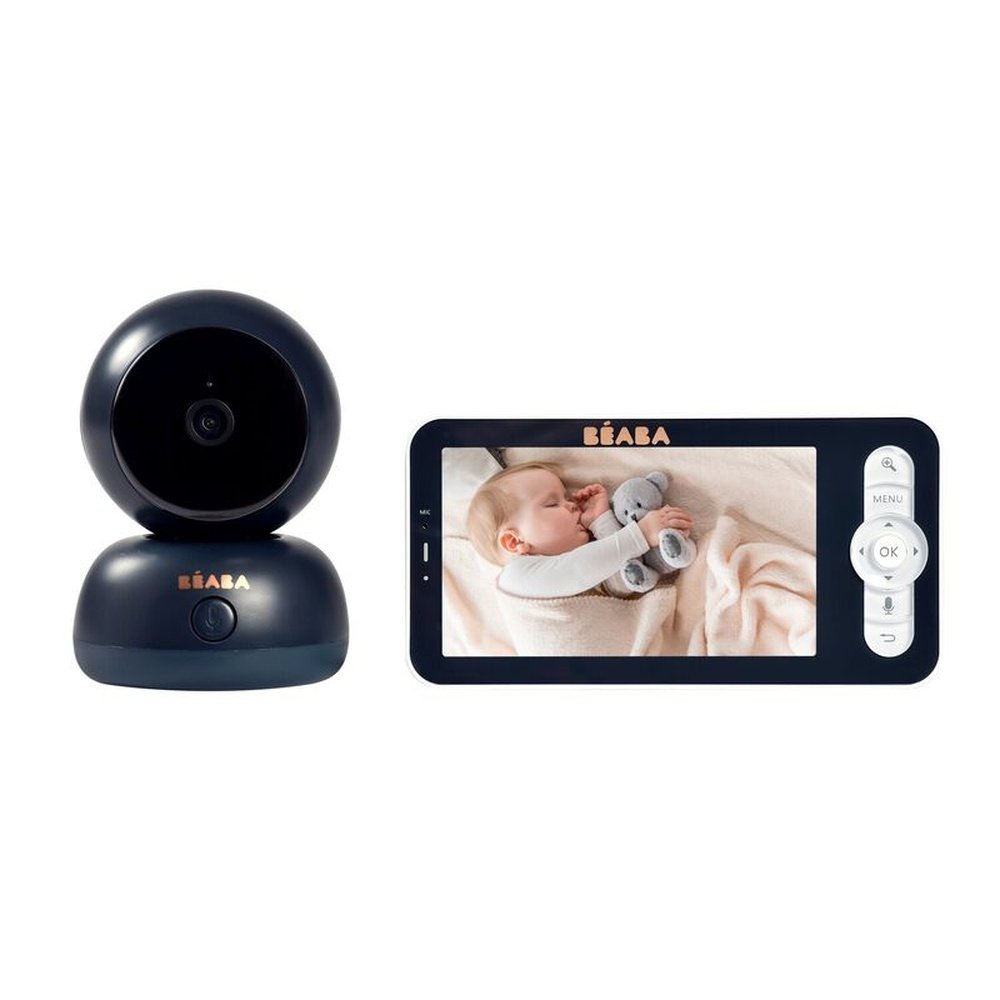 Béaba | VideoBabyfoon Met App En Extra Scherm - Écoute Bébé Zen PREMIUM - Night Blue