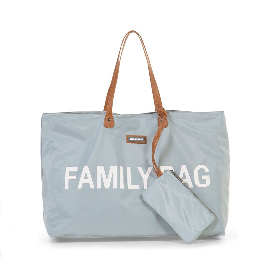 FAMILY BAG VERZORGINGSTAS - LICHT GRIJS/BLAUW