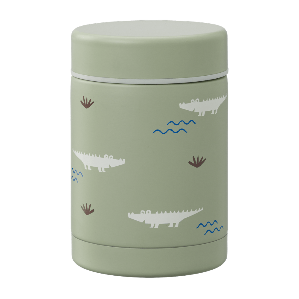 Fresk Bewaarpot/Thermos Voedselcontainer / Food Jar - Krokodil / Crocodile