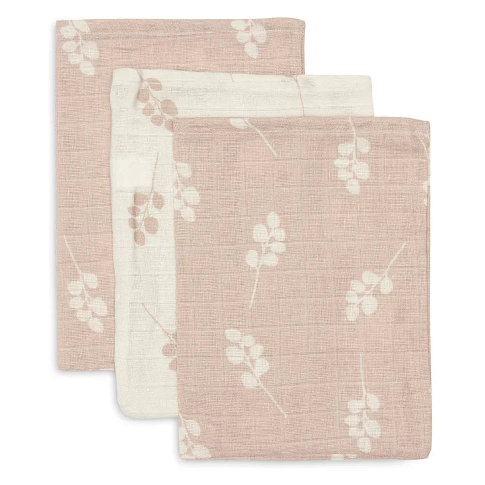 3 Hydrofiele Washandjes - Twig Wild Rose