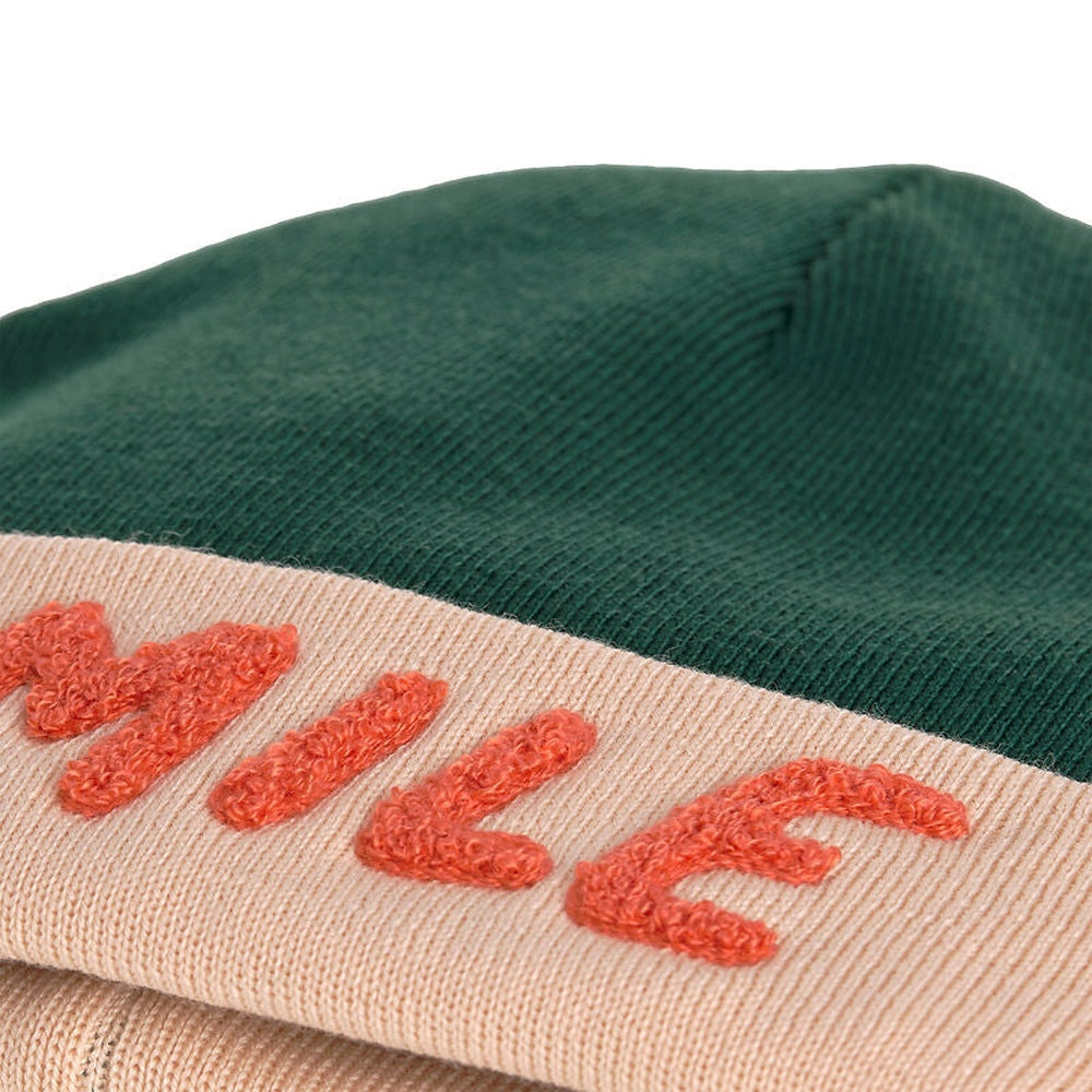 Lässig Beanie Muts Little Gang Smile - Ocean Green / Light Rose