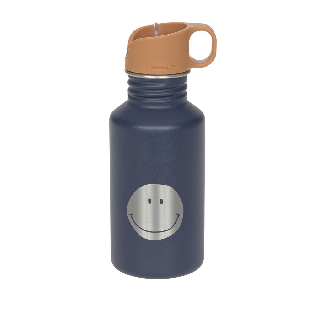 Lässig Drinkfles RVS Little Gang 500 Ml - Smile Navy